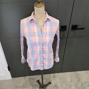 GAP Stampede Western Multicolor Plaid Shirt